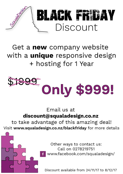 Black Friday Company Website