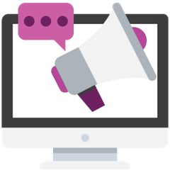 Social media marketing icon